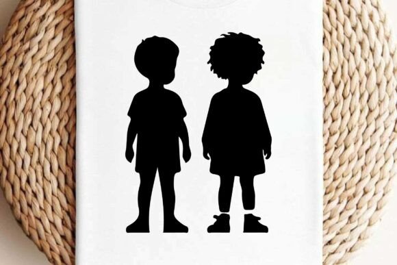 Black Children Silhouette Svg Review