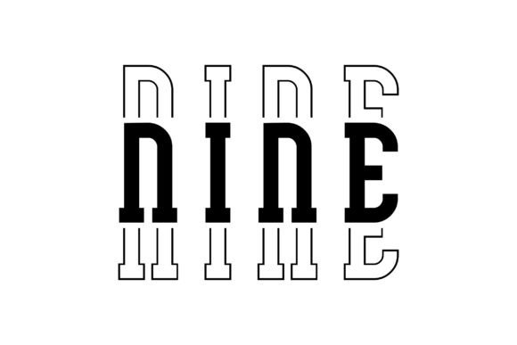 Nine Birthday Svg, I Am 9 Svg, 9th Svg