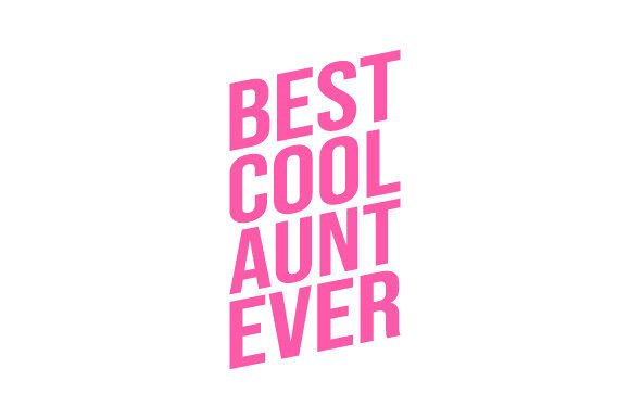 Retro Best Cool Aunt Ever SVG PNG Review