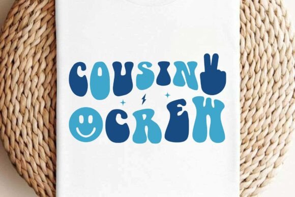 Retro Cousin Crew SVG PNG Design Review