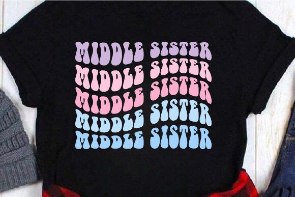 Retro Middle Sister SVG PNG Sublimation Review